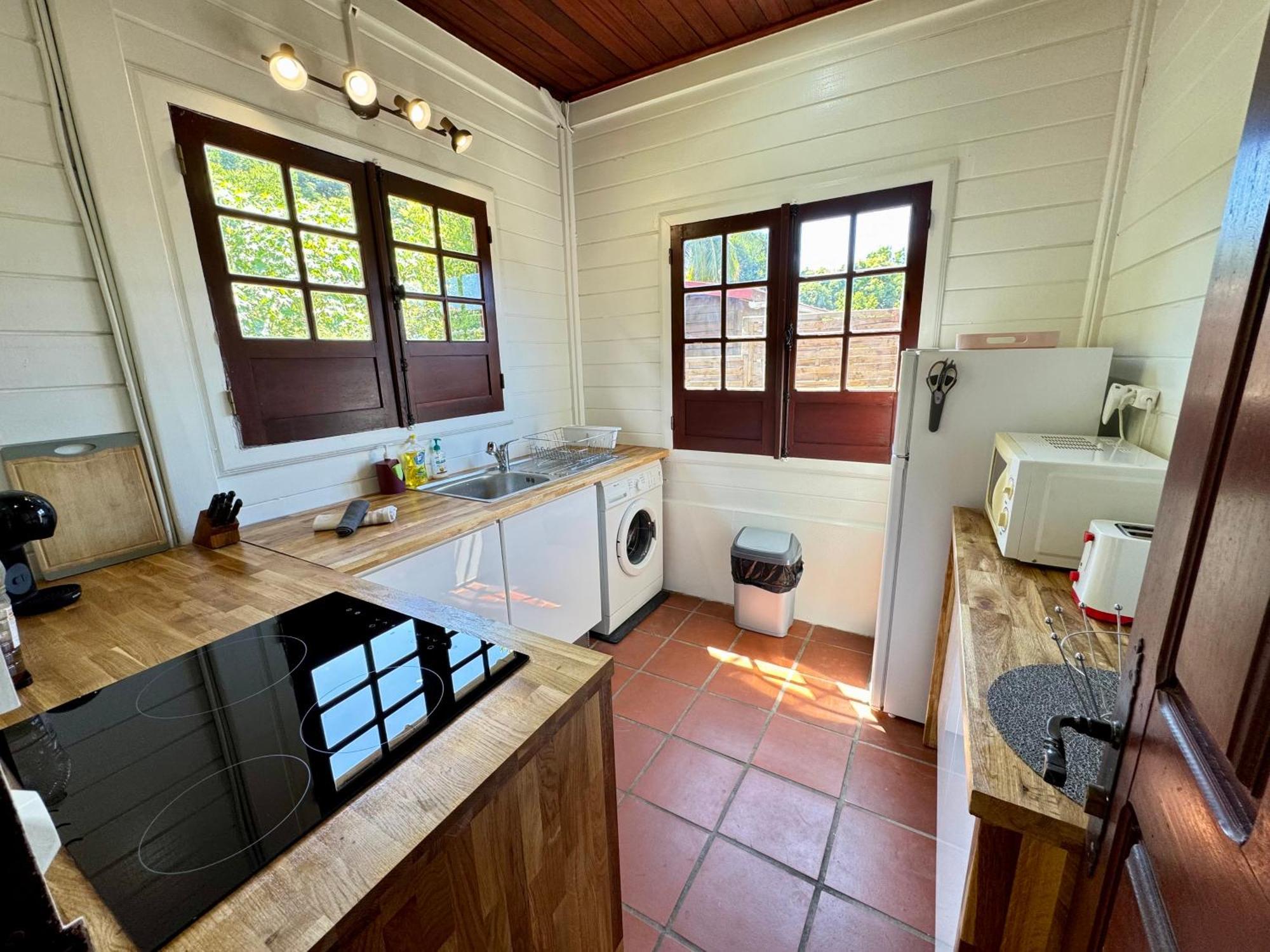 Le Gaspardo , 2 Chambres Climatisees , A 2 Mins A Pied De La Plage , Wifi , Jardin Clos, Parking ,Sans Vis-A-Vis Le Carbet Dış mekan fotoğraf